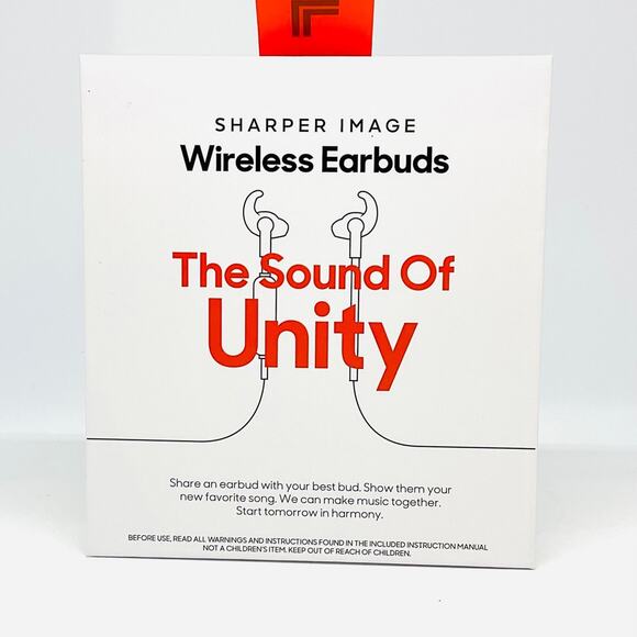 Sharper Image “The Sound of Unity” Wireless Earbuds - Picture 3 of 4